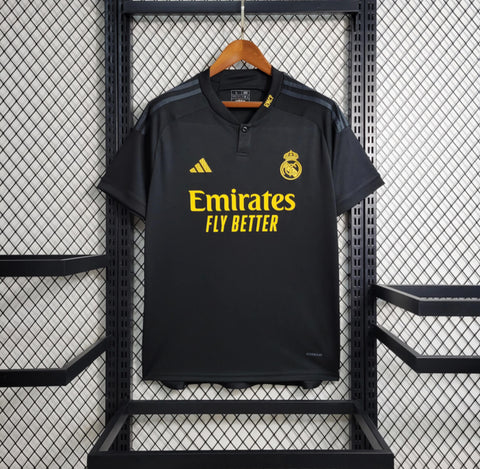 Camisa Real Madrid 23/24 Adidas - Preta - Vilas Store