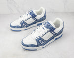 Louis Vuitton LV Trainer Monogram Denim White Blue