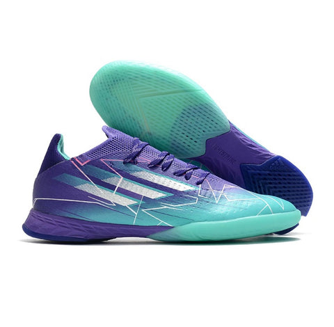 Chuteira Futsal Adidas SpeedFlow - Roxa e Verde - Vilas Store