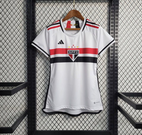 Camisa Feminina São Paulo 23/24 Adidas - Branca - Vilas Store