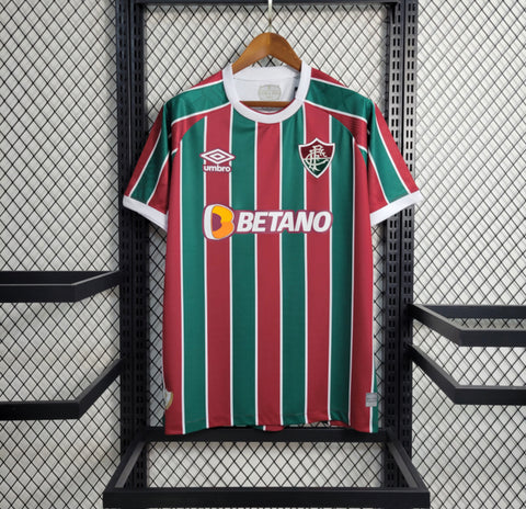 Camisa Fluminense I 23/24 Umbro - Vinho e Verde - Vilas Store