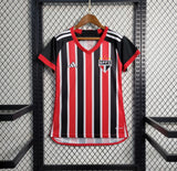 Camisa Feminina São Paulo 23/24 Adidas - Vermelha - Vilas Store