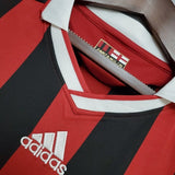 Camisa Milan Retrô 09/10 - Adidas - Vermelha e Preta - Vilas Store