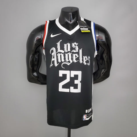 Camisa Basquete NBA Regata Los Angeles Clippers Masculina - Preta - Vilas Store