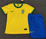 Kit Infantil Brasil 2021 Nike - Amarelo - Vilas Store