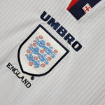 Camisa Manga Longa Seleção Inglaterra 1998 Umbro - Branco - Vilas Store