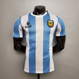 Camisa Argentina Retrô 1986 Azul e Branca - Le Coq Sportif - Vilas Store
