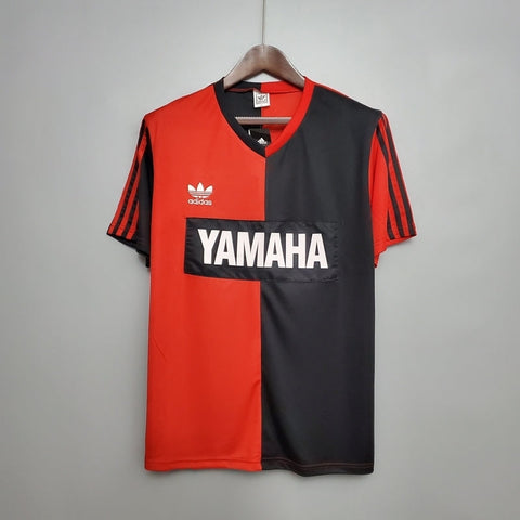 Camisa Newell's Old Boys Retrô 1993 Vermelha e Preta - Adidas - Vilas Store