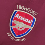 Camisa Manga Longa Arsenal 05/06 Nike - Bordo - Vilas Store