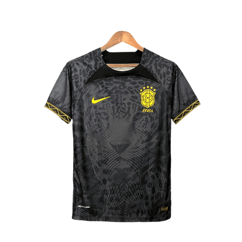 Camisa Pantera Seleção Brasil 2022 Nike - Preto - Vilas Store