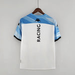 Camisa Racing I 22/23 Kappa - Branco e Azul - Vilas Store