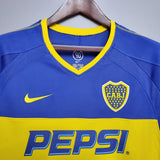 Camisa Boca Juniors Retrô 03/04 - Nike - Azul e Amarela - Vilas Store