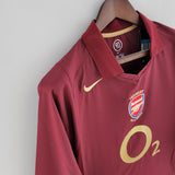 Camisa Manga Longa Arsenal 05/06 Nike - Bordo - Vilas Store