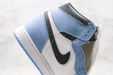 Tênis Nike Air Jordan 1 Retro High White University Blue Black - Vilas Store