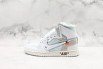 Tênis Nike Air Jordan 1 Retro High x Off White White - Vilas Store