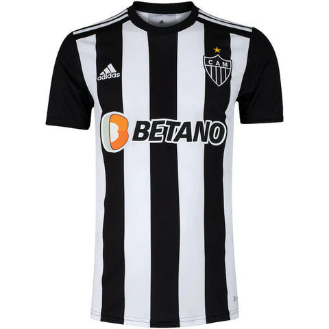 Camisa Atlético Mineiro I 22/23 Adidas - Preto e Branca - Vilas Store