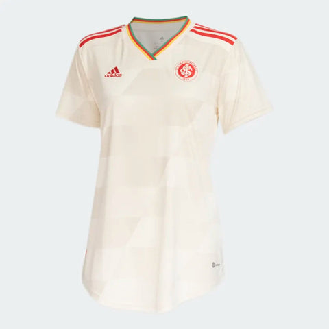 Camisa Feminina Internacional II 22/23 Adidas - Bege - Vilas Store