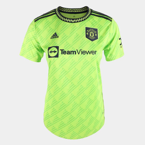 Camisa Feminina Manchester United III 22/23 Adidas - Verde - Vilas Store