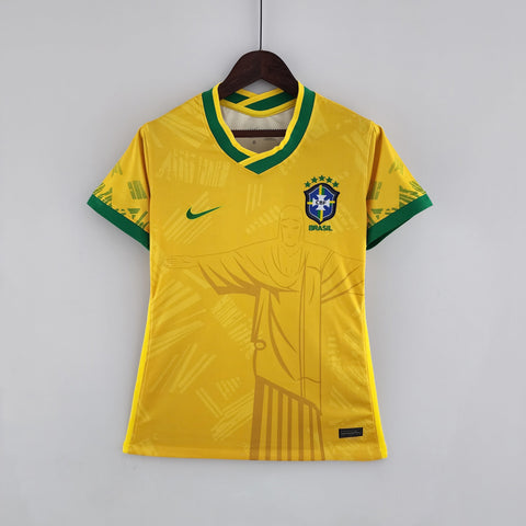 Camisa Feminina Seleção Brasil Nike - Amarela - Conceito Amarela Rio - Vilas Store
