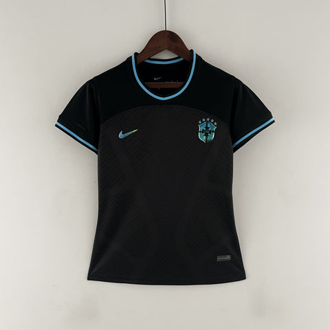Camisa Feminina Seleção Brasil Nike 2022 - Preto - Conceito Preto - Vilas Store