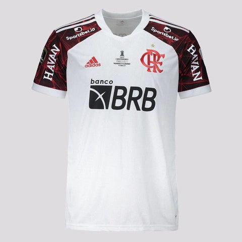 Camisa Flamengo II [Com Patrocínio] 21/22 Adidas - Branco - Vilas Store