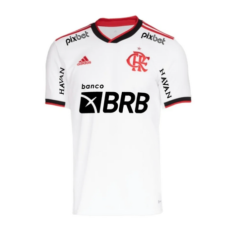 Camisa Flamengo II [Com Patrocínio] 22/23 Adidas - Branco - Vilas Store