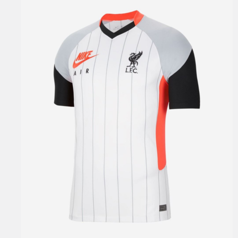 Camisa Liverpool IV Air Max 21/22 Nike - Branco - Vilas Store