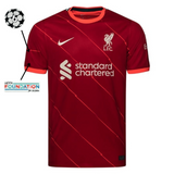 Camisa Liverpool I [UEFA Champions League] 21/22 Nike - Vermelho - Vilas Store