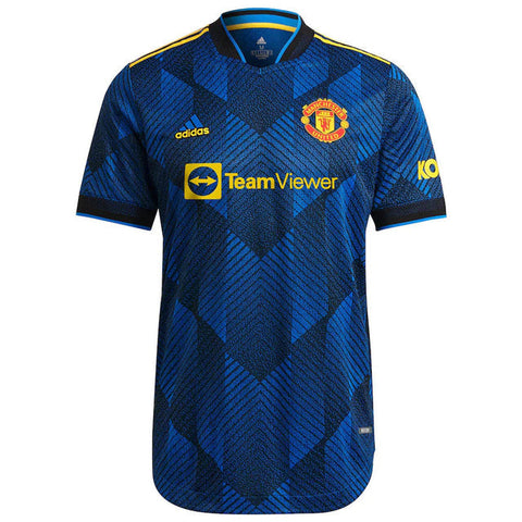 Camisa Manchester United III 21/22 Adidas - Azul - Vilas Store