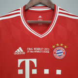 Camisa Manga Longa Bayern de Munique Champions League 2013/14 Adidas - Vermelha - Vilas Store