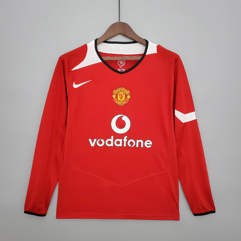 Camisa Manga Longa Manchester United 04/06 Nike - Vermelho - Vilas Store