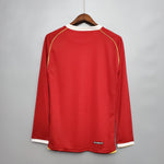 Camisa Manga Longa Manchester United 06/07 Nike - Vermelho - Vilas Store