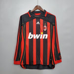 Camisa Manga Longa Milan 06/07 Adidas - Preto e Vermelho - Vilas Store