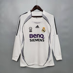 Camisa Manga Longa Real Madrid 06/07 Adidas - Branco - Vilas Store