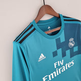 Camisa Manga Longa Real Madrid 17/18 Adidas - Azul - Vilas Store