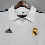 Camisa Manga Longa Real Madrid 2002 Adidas - Branco - Vilas Store