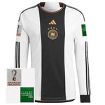 Camisa Manga Longa Seleção Alemanha I 2022 Adidas [Com Patch] - Branco - Vilas Store