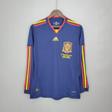 Camisa Manga Longa Seleção Espanha II 2010 Adidas - Azul - Vilas Store