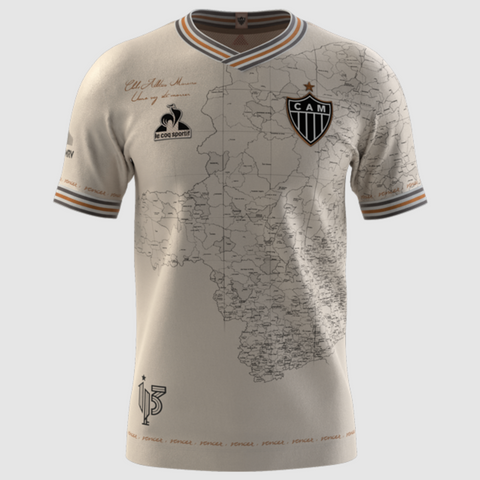 Camisa Manto da Massa Atlético Mineiro 21/22 Le Coq - Bege - Vilas Store