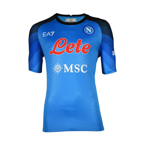 Camisa Napoli I 22/23 EA7 - Azul - Vilas Store