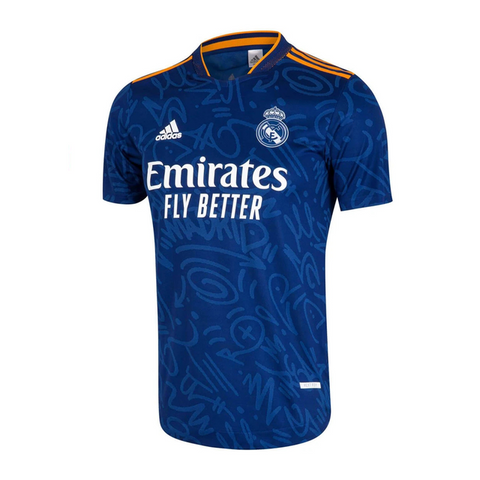 Camisa Real Madrid II 21/22 Adidas - Azul - Vilas Store