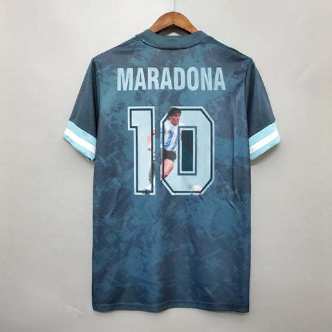 Camisa Seleção Argentina II [Maradona 10] 21/22 Adidas - Azul Escuro - Vilas Store