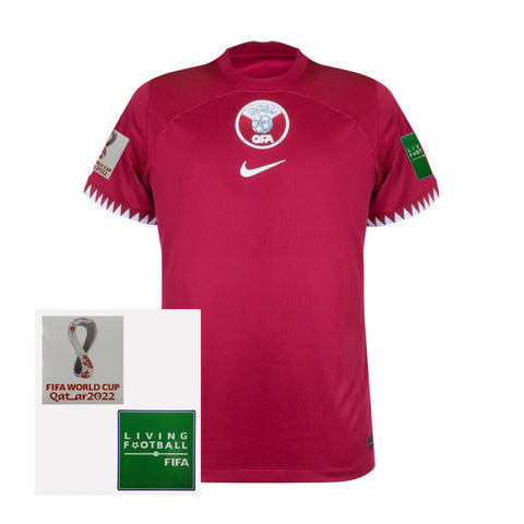 Camisa Seleção Catar I 2022 Nike [Com Patch] - Vinho - Vilas Store