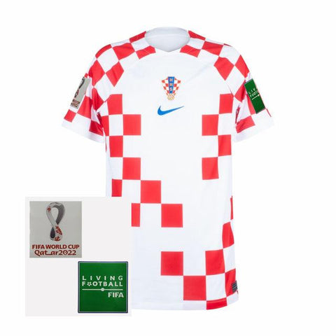 Camisa Seleção Croácia I 2022 Nike [Com Patch] - Xadrez - Vilas Store