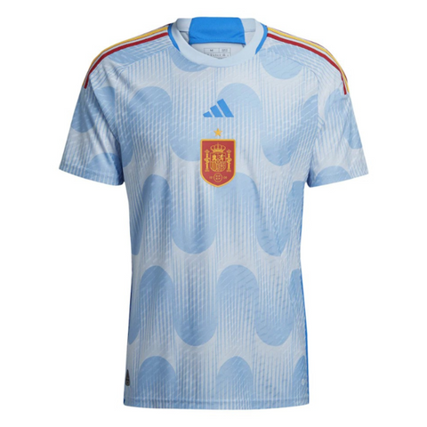 Camisa Seleção Espanha II 2022 Adidas - Azul Celeste - Vilas Store