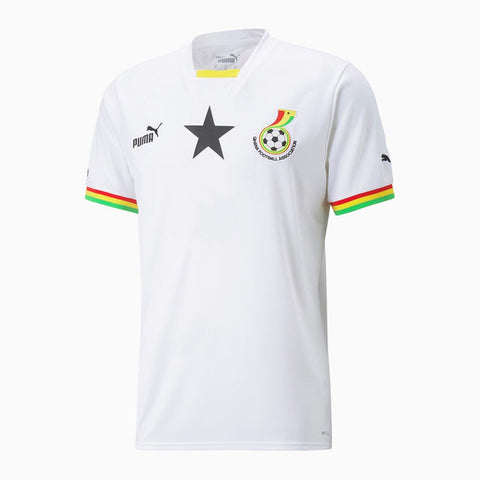 Camisa Seleção Gana I 2022 Puma - Branco - Vilas Store