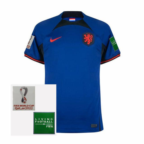Camisa Seleção Holanda II 2022 Nike [Com Patch] - Azul - Vilas Store