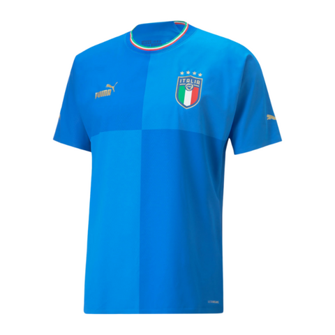 Camisa Seleção Itália I 22/23 Puma - Azul - Vilas Store