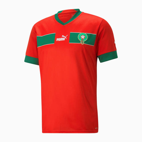 Camisa Seleção Marrocos I 2022 Puma - Vermelho - Vilas Store