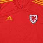 Camisa Seleção País de Gales I 20/21 Adidas - Vermelho - Vilas Store